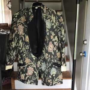 Vintage floral blazer